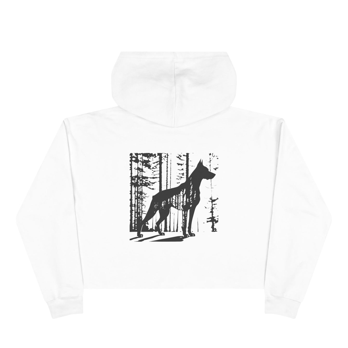 Guardian Of The Forest Women's Crop Hoodie