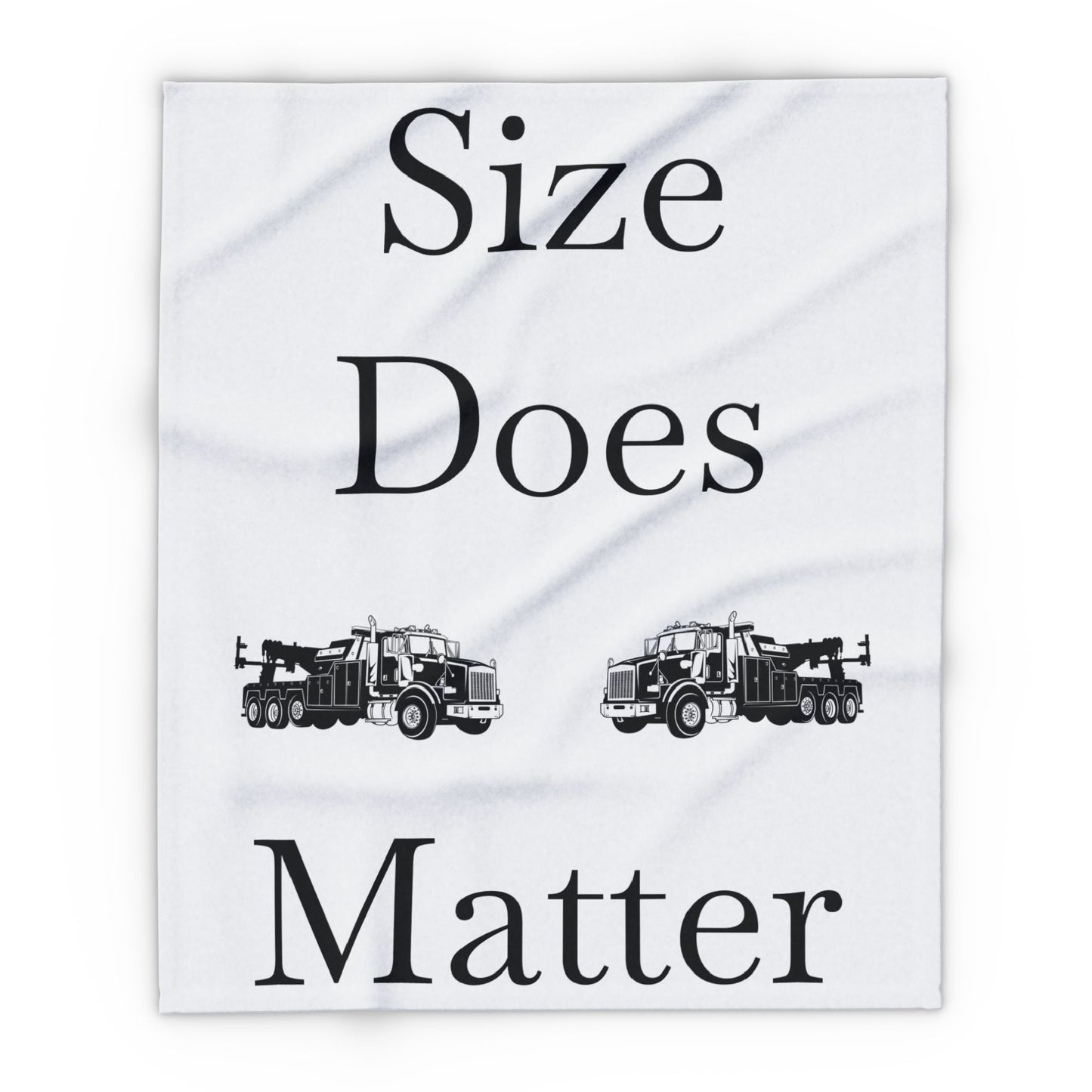 Size Does Matter Arctic Fleece Blanket