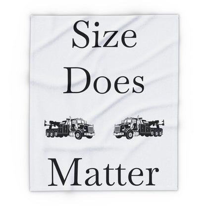 Size Does Matter Arctic Fleece Blanket