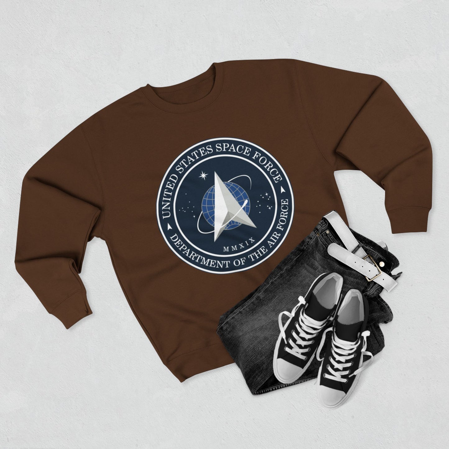 US Space Force Unisex Crewneck Sweatshirt