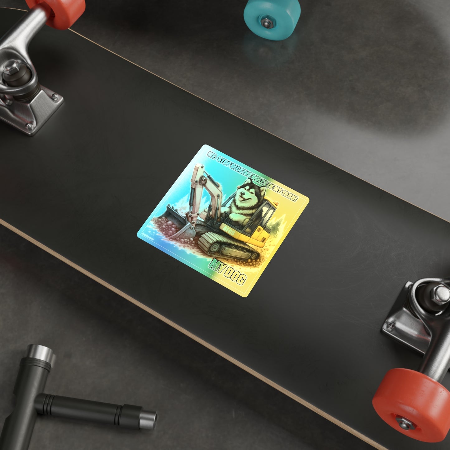 Digmaster Holographic Sticker