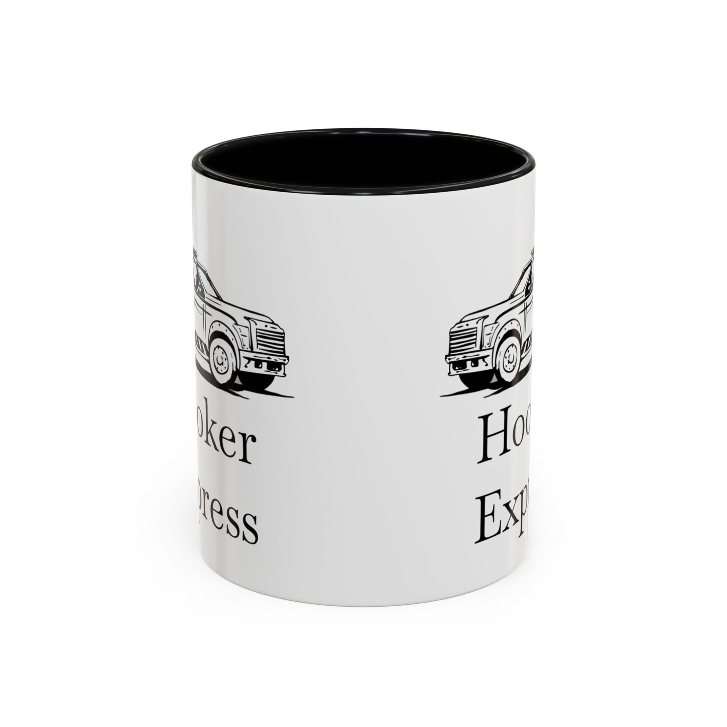 H**ker Express Wheel Lift Tow Truck 2-Tone Coffee Mug