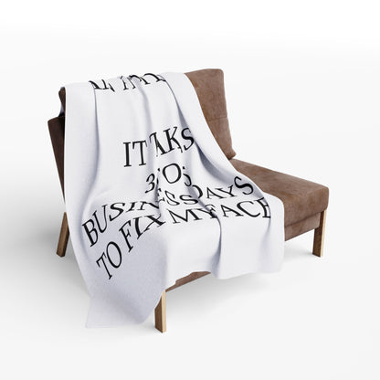 Fix My Face Arctic Fleece Blanket