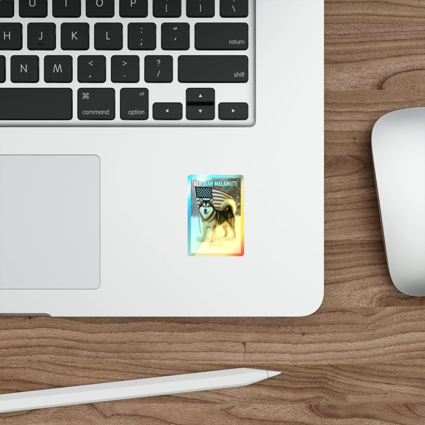 All-American Breed Holographic Sticker