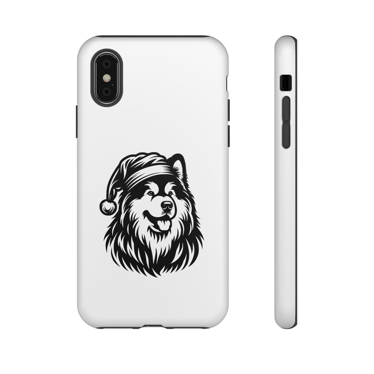 Santa Paws Malamute iPhone Case