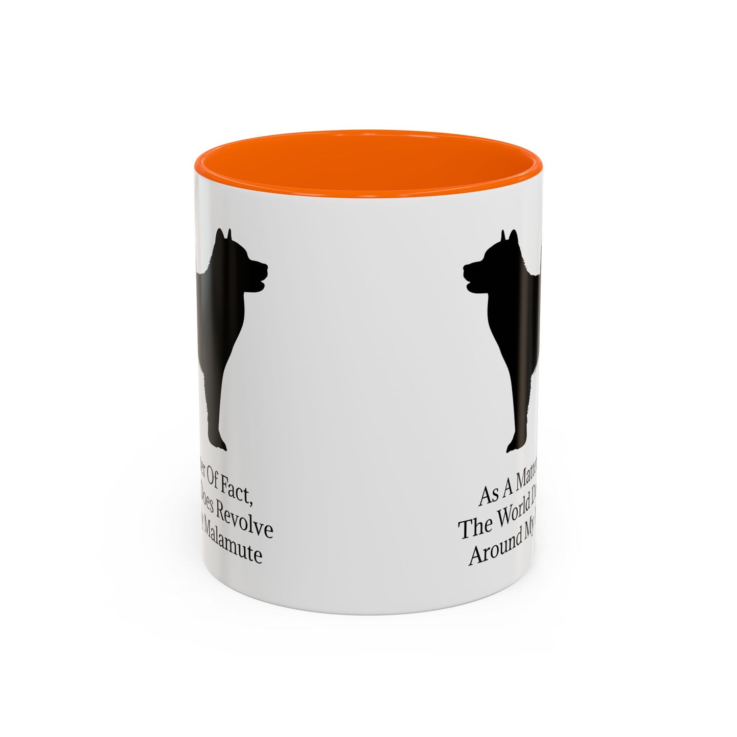 Matter Of Fact Malamute 2-Tone Coffee Mug
