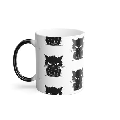Angry Cat Color Changing Mug