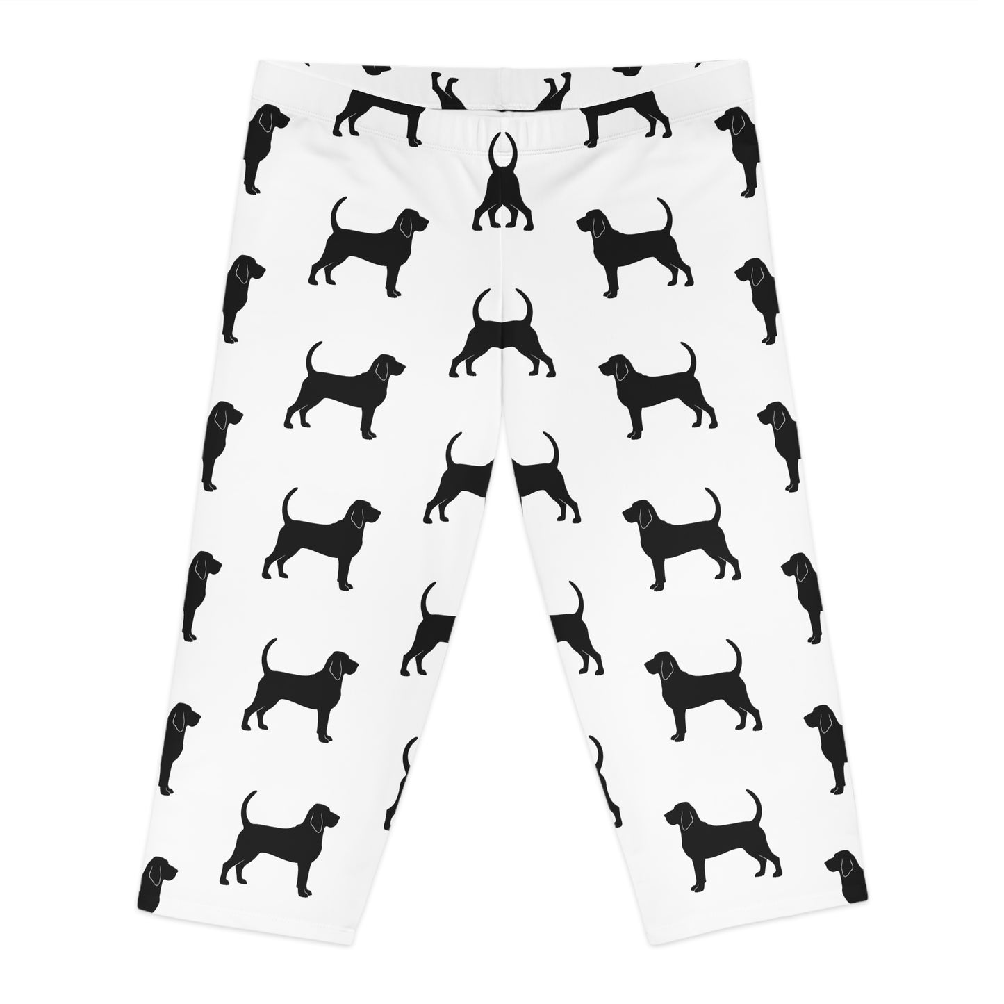 Bloodhound  Silhouette Women's Capri Leggings