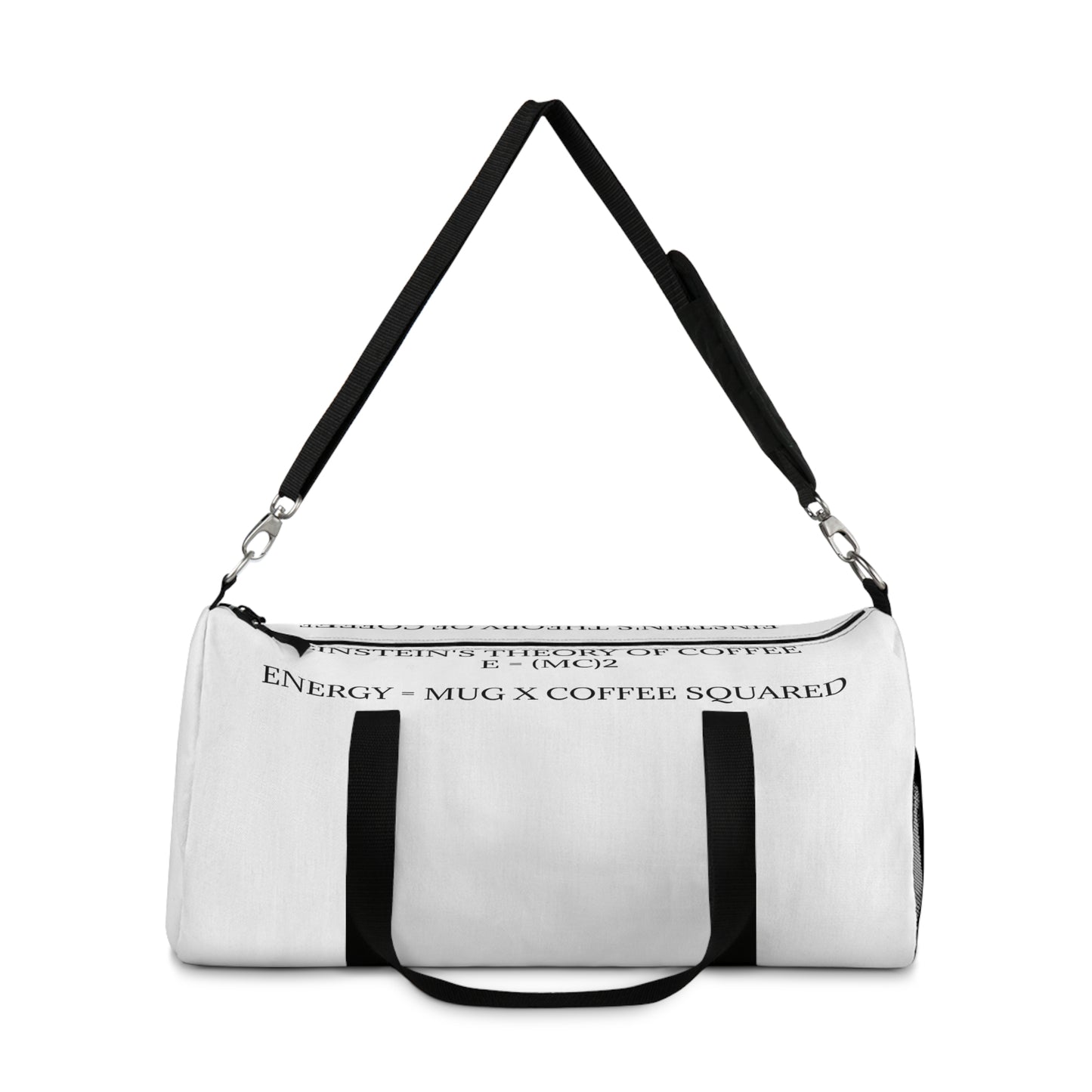 Einstein's Theory Of Coffee Duffel Bag