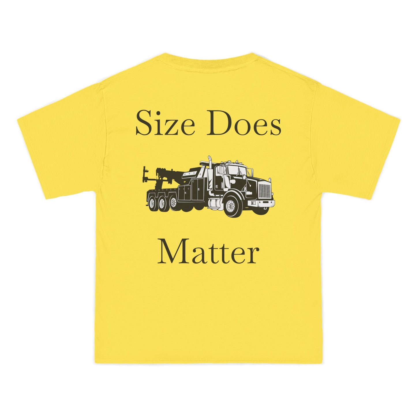 Size Does Matter Men's Short-Sleeve Crewneck Tee