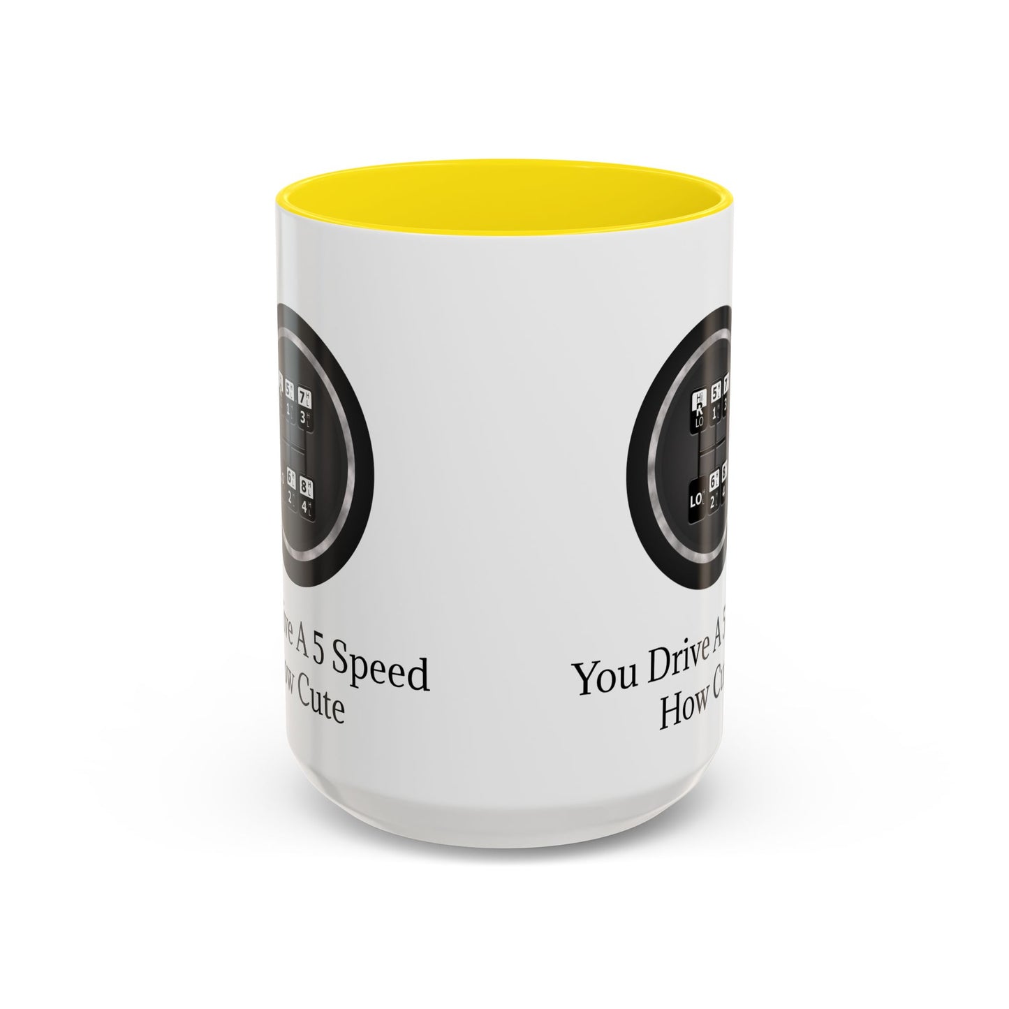 5 Speed How Cute 2-Tone Coffee Mug