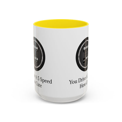 5 Speed How Cute 2-Tone Coffee Mug