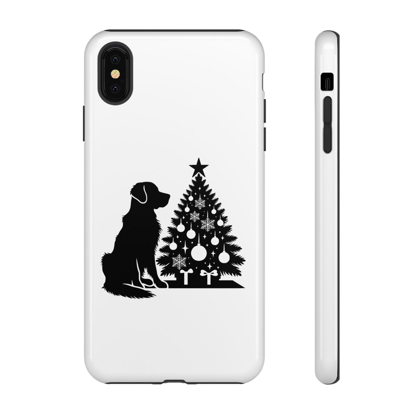 Golden Christmas Tree iPhone Case