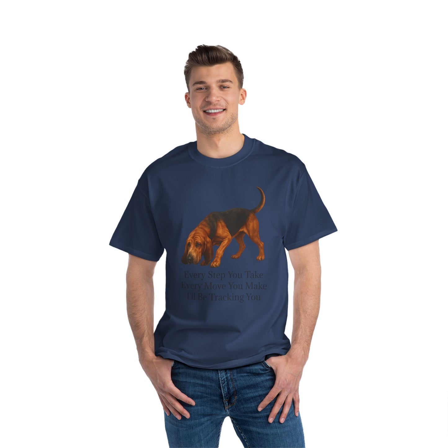 Tracking You Men's Short-Sleeve Crewneck Tee