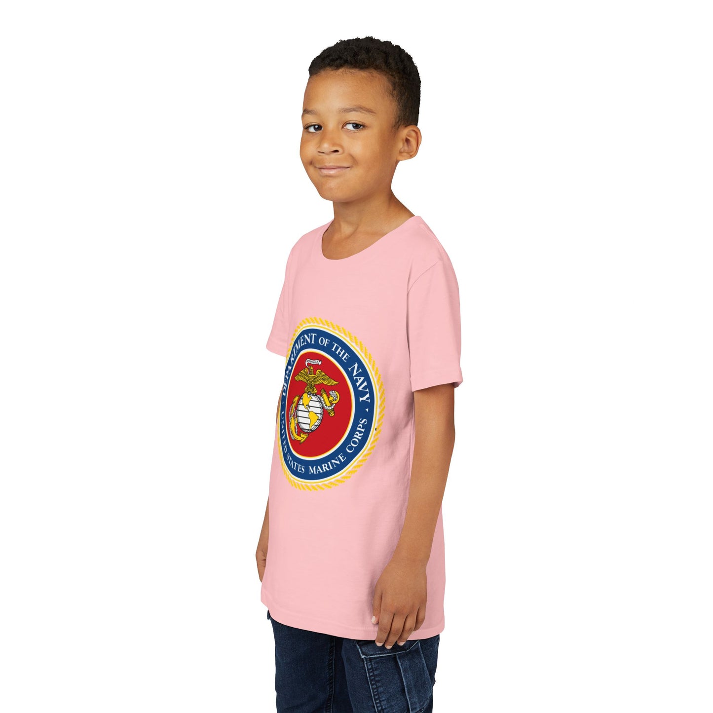 US Marine Corps Youth Unisex Short Sleeve Crewneck Tee