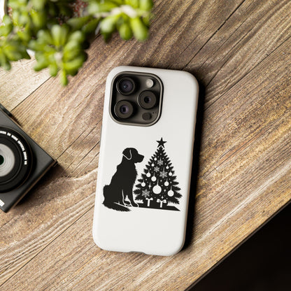 Golden Christmas Tree iPhone Case