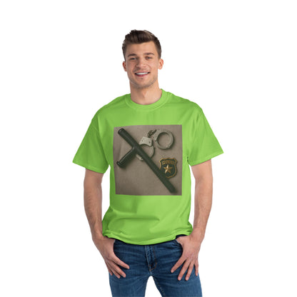 Law Enforcement Appreciation Men's Short-Sleeve Crewneck Tee
