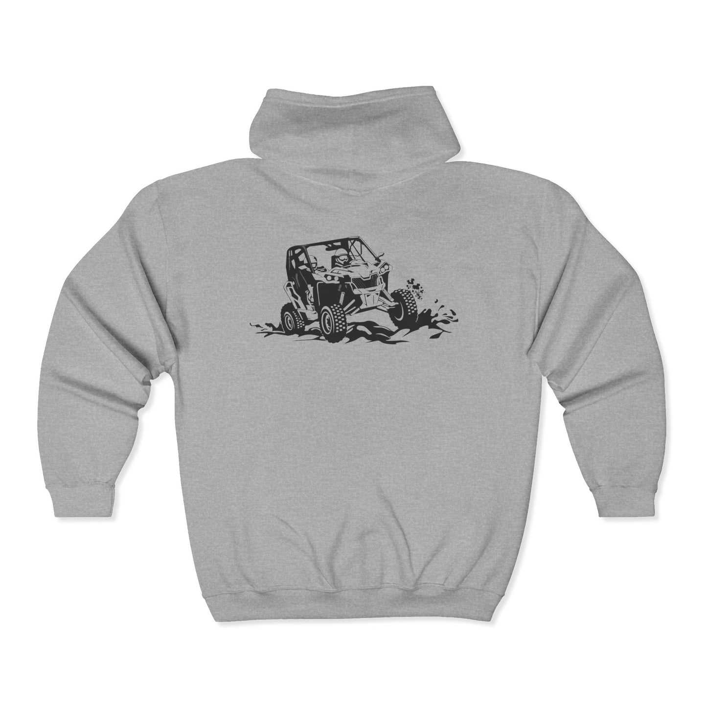 Slingin' Mud Side By Side Unisex Full Zip Hoodie