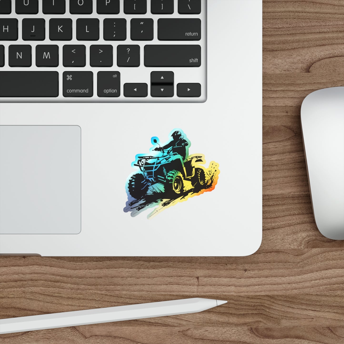 Slingin' Mud Quad Holographic Sticker