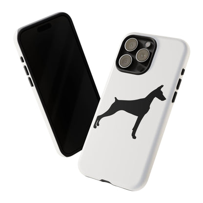 Doberman Silhouette iPhone Case