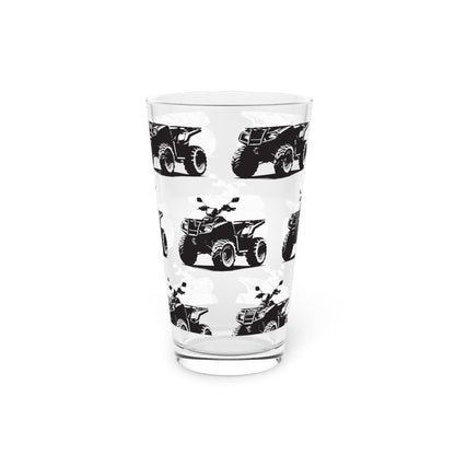 Off The Beaten Path Quad Drinking Glass