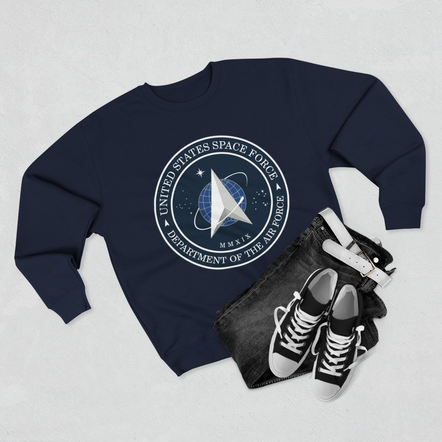 US Space Force Unisex Crewneck Sweatshirt