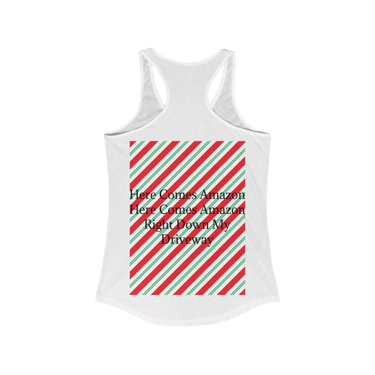 Here Comes Amazon Women's Racerback Tank