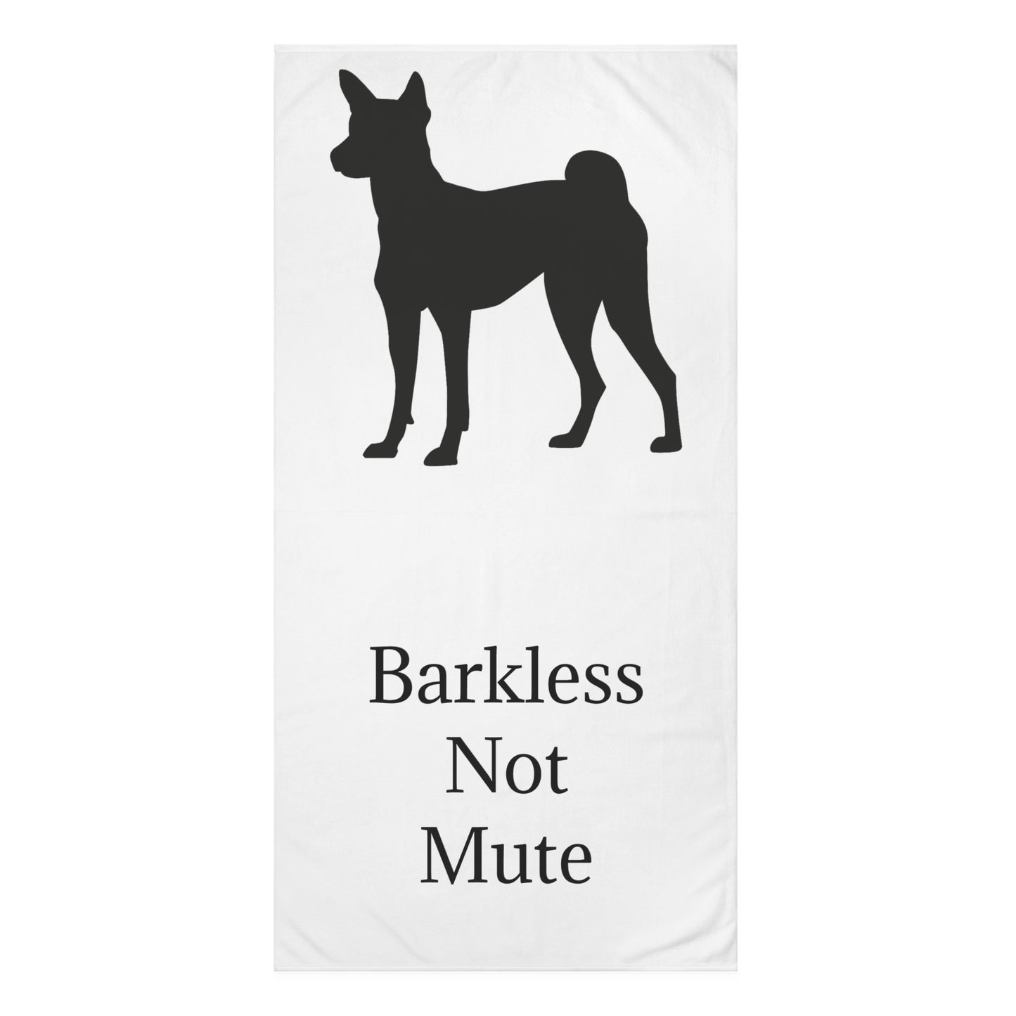 Barkless Not Mute Mink-Cotton  Beach Towel