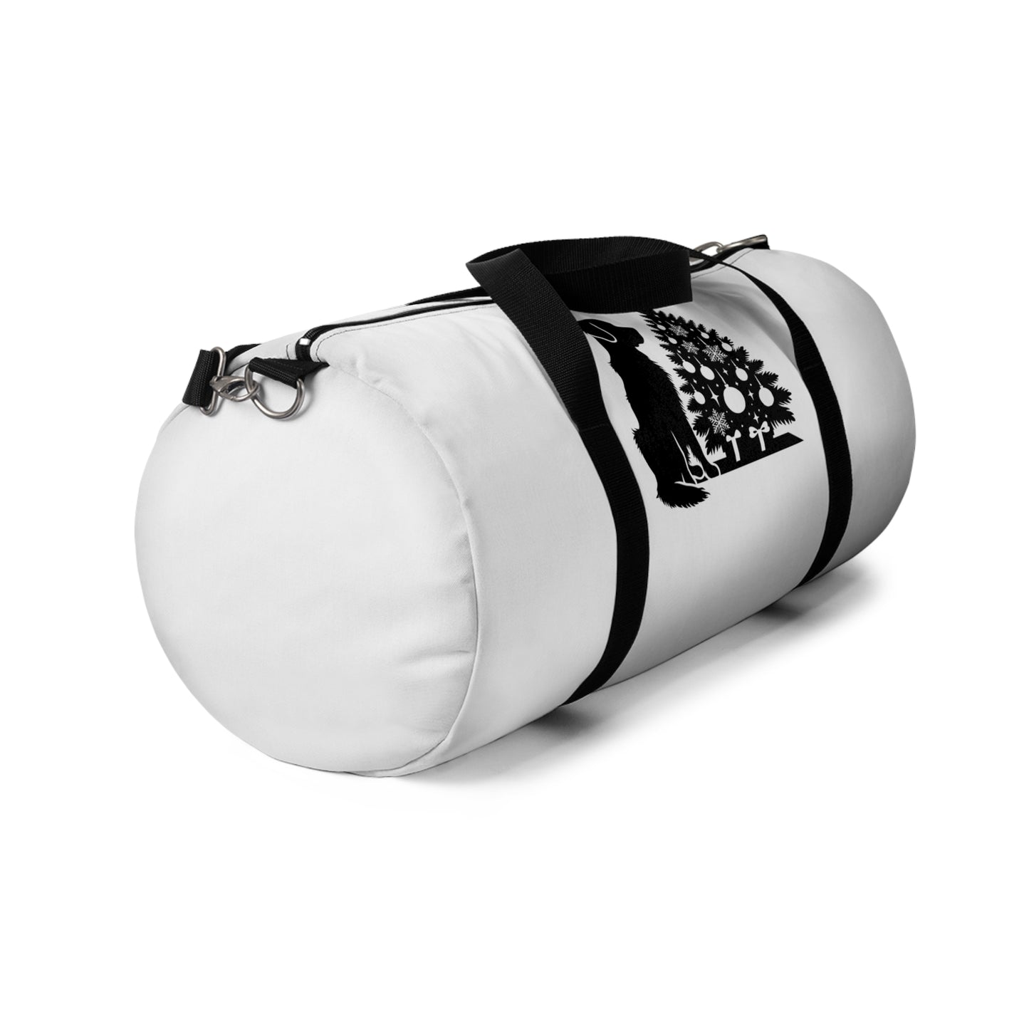 Golden Christmas Tree Duffel Bag