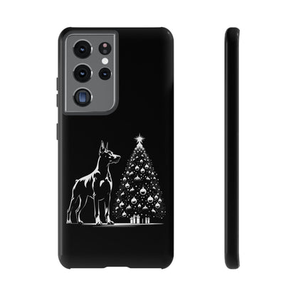 Doberman Christmas Tree Samsung Case