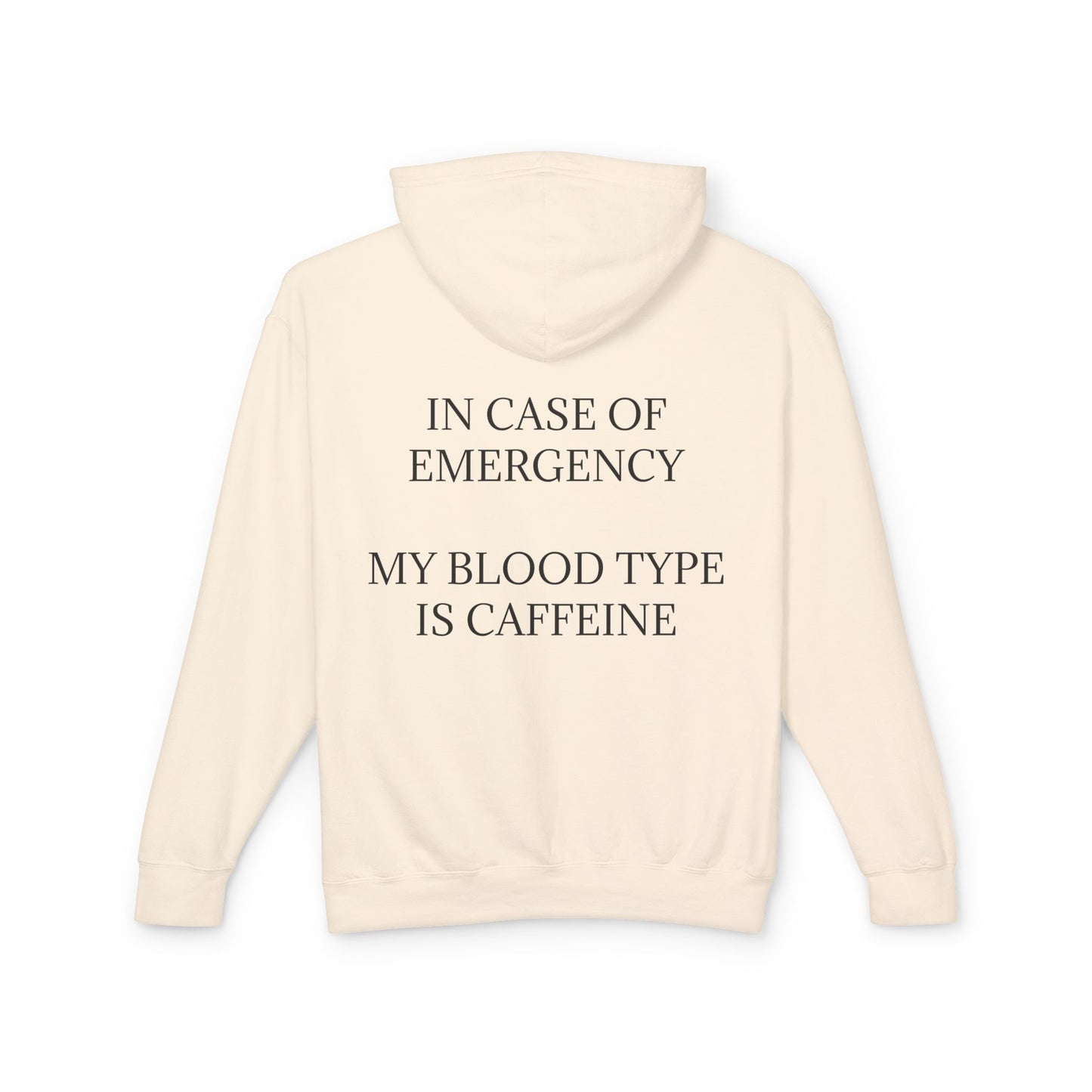 Blood Type Unisex Lightweight Hoodie