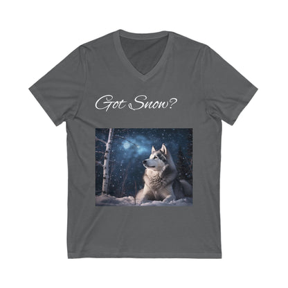 Got Snow? Unisex Short Sleeve V-Neck Tee