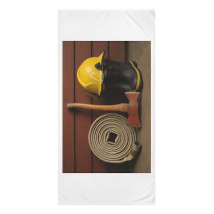 Fire/Rescue Appreciation Mink-Cotton  Beach Towel