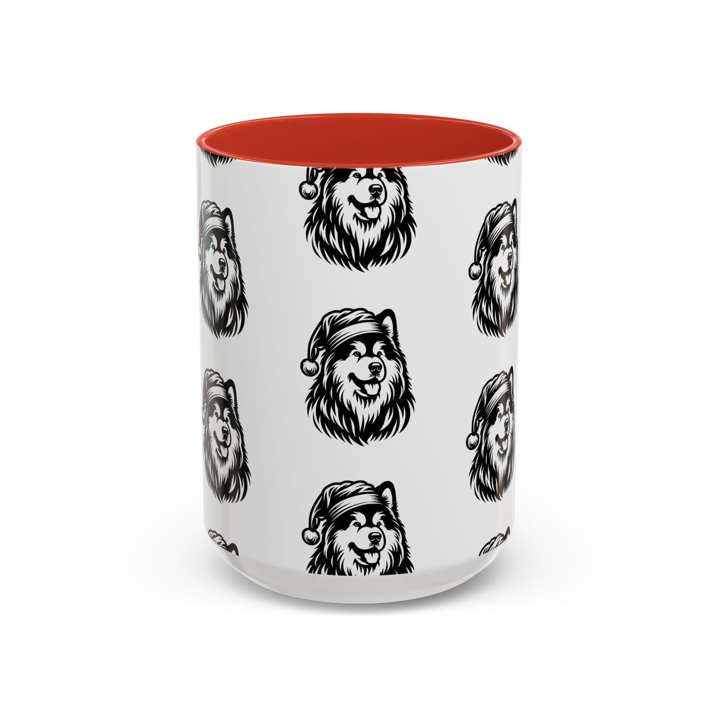 Santa Paws Malamute 2-Tone Coffee Mug