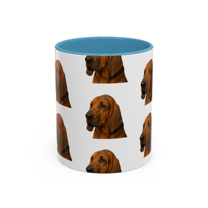 Bloodhound Head 2-Tone Coffee Mug
