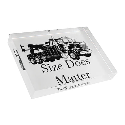 Size Does Matter Acrylic Photo Block