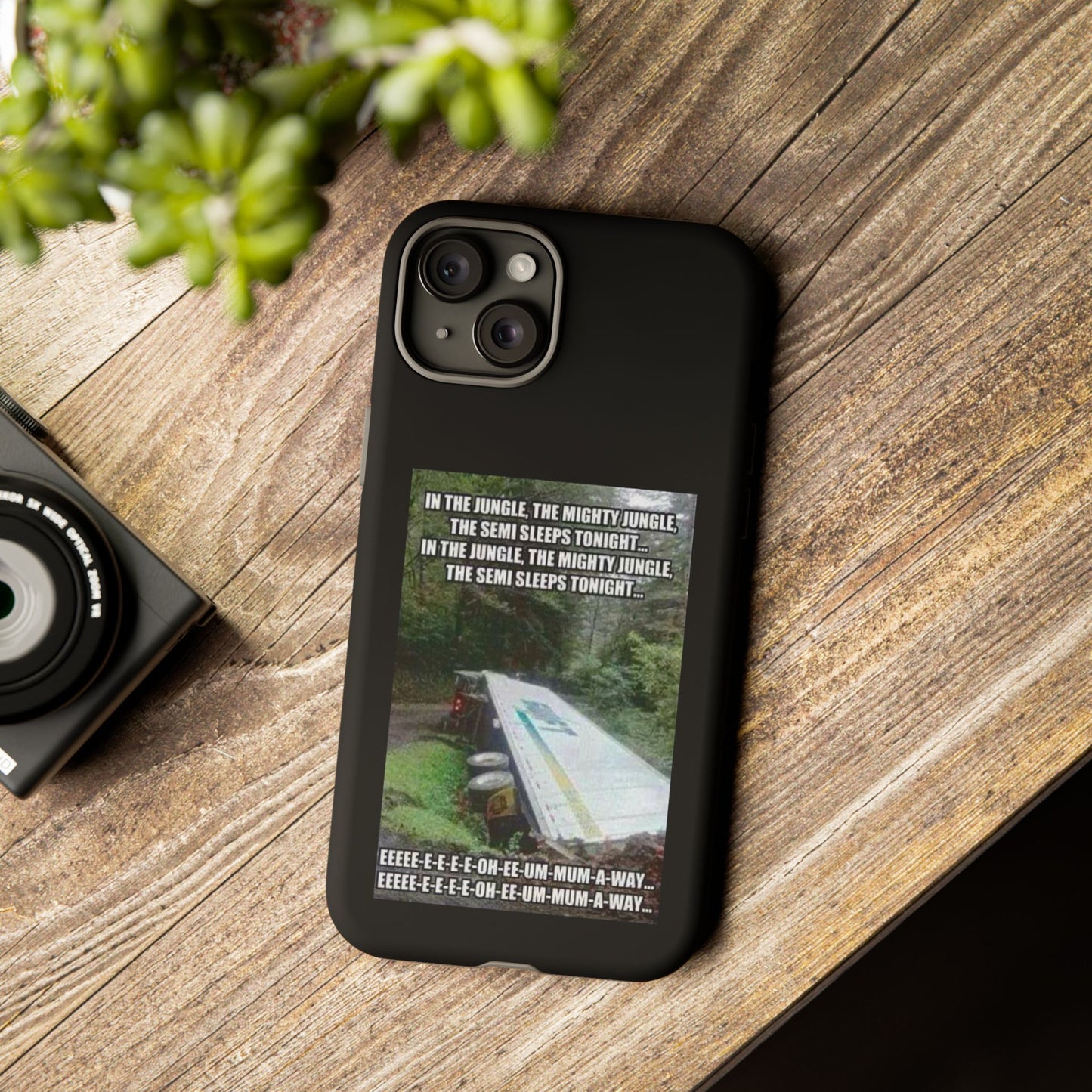 Semi Sleeps iPhone Case
