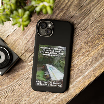 Semi Sleeps iPhone Case