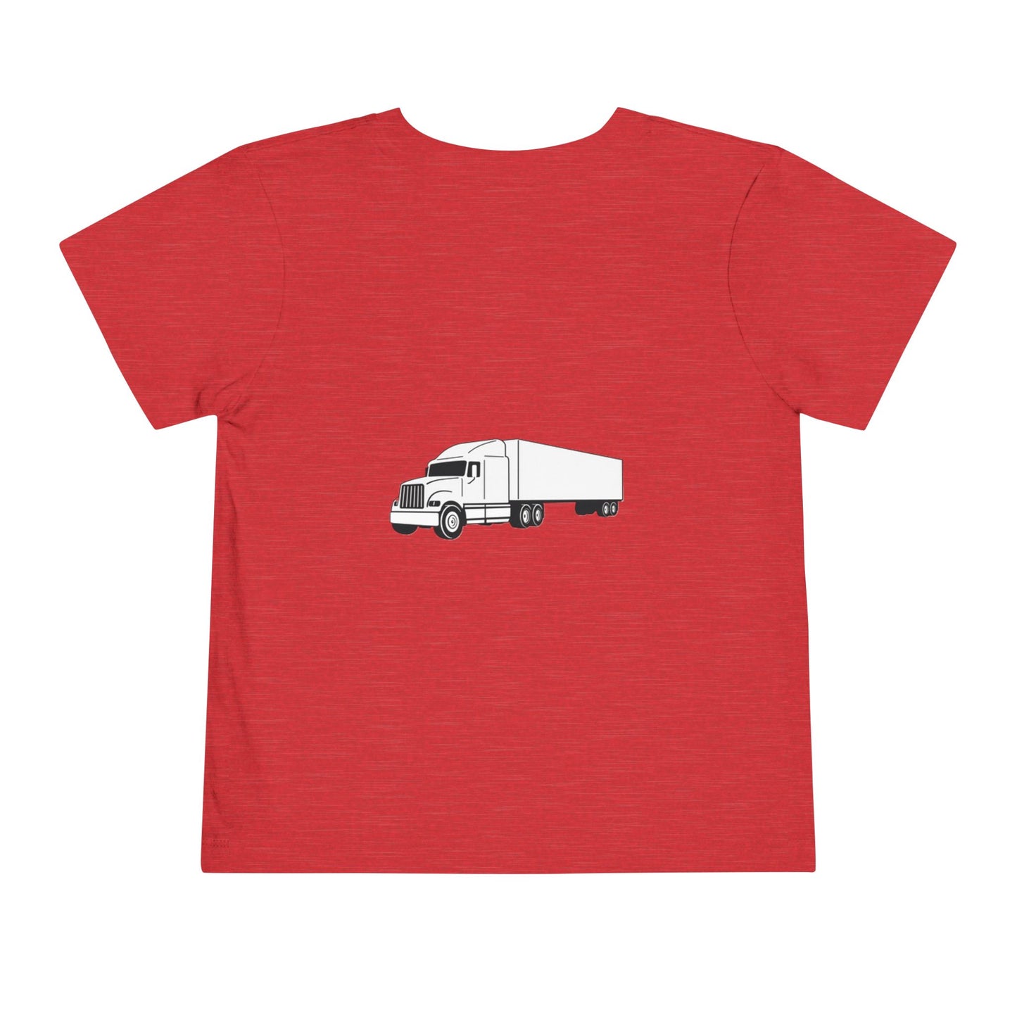 Semi Truck Toddler Unisex Short Sleeve Crewneck Tee