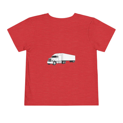 Semi Truck Toddler Unisex Short Sleeve Crewneck Tee