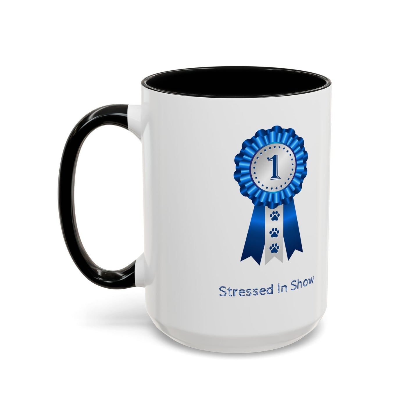 Stressed In Show 2-Tone Coffee Mug
