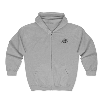 Slingin' Mud Side By Side Unisex Full Zip Hoodie
