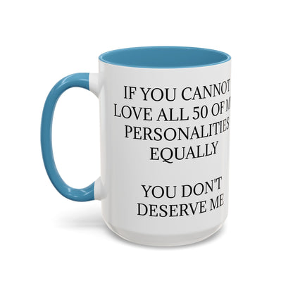 50 Personalities 2-Tone Coffee Mug
