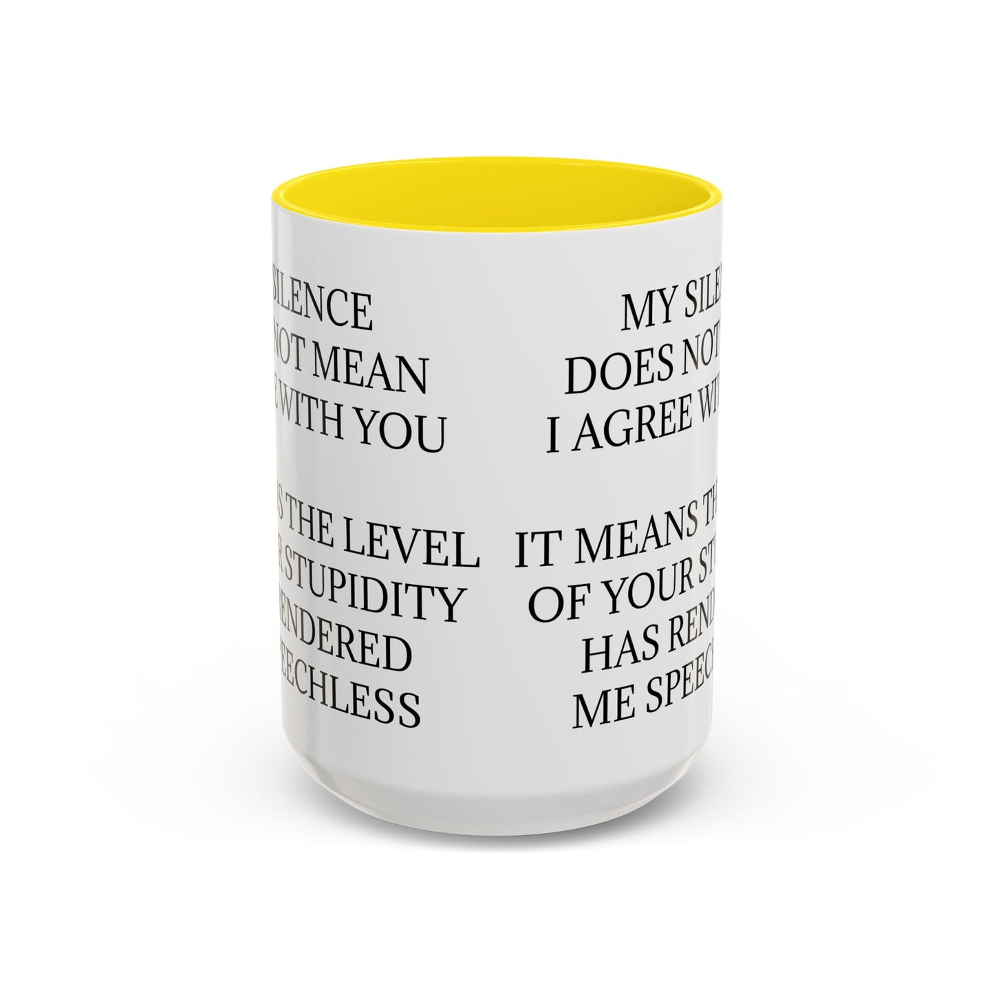 Speechless 2-Tone Coffee Mug