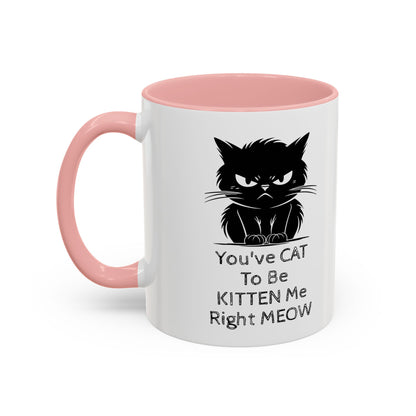 Kitten Me 2-Tone Coffee Mug
