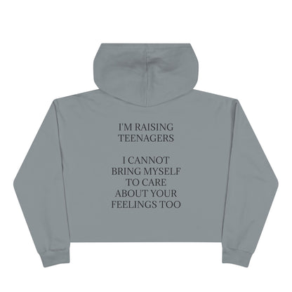 Raising Teenagers Women's Crop Hoodie