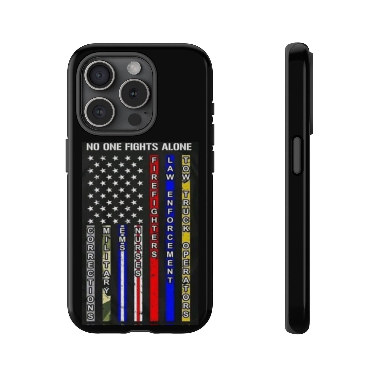 No One Fights Alone iPhone Case