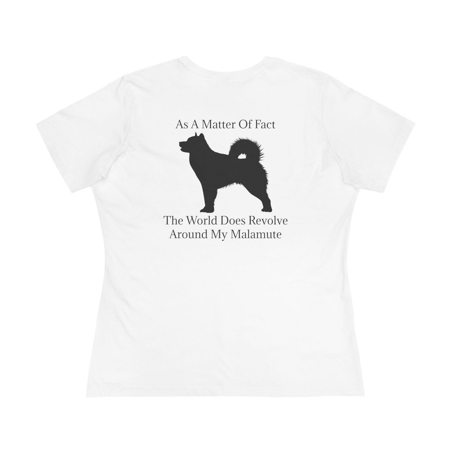 Matter Of Fact Malamute Women's Short Sleeve Crewneck Tee