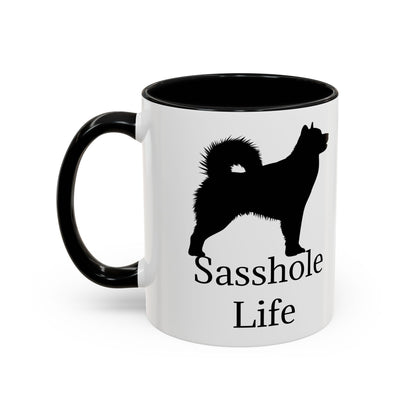 Sasshole Life 2-Tone Coffee Mug