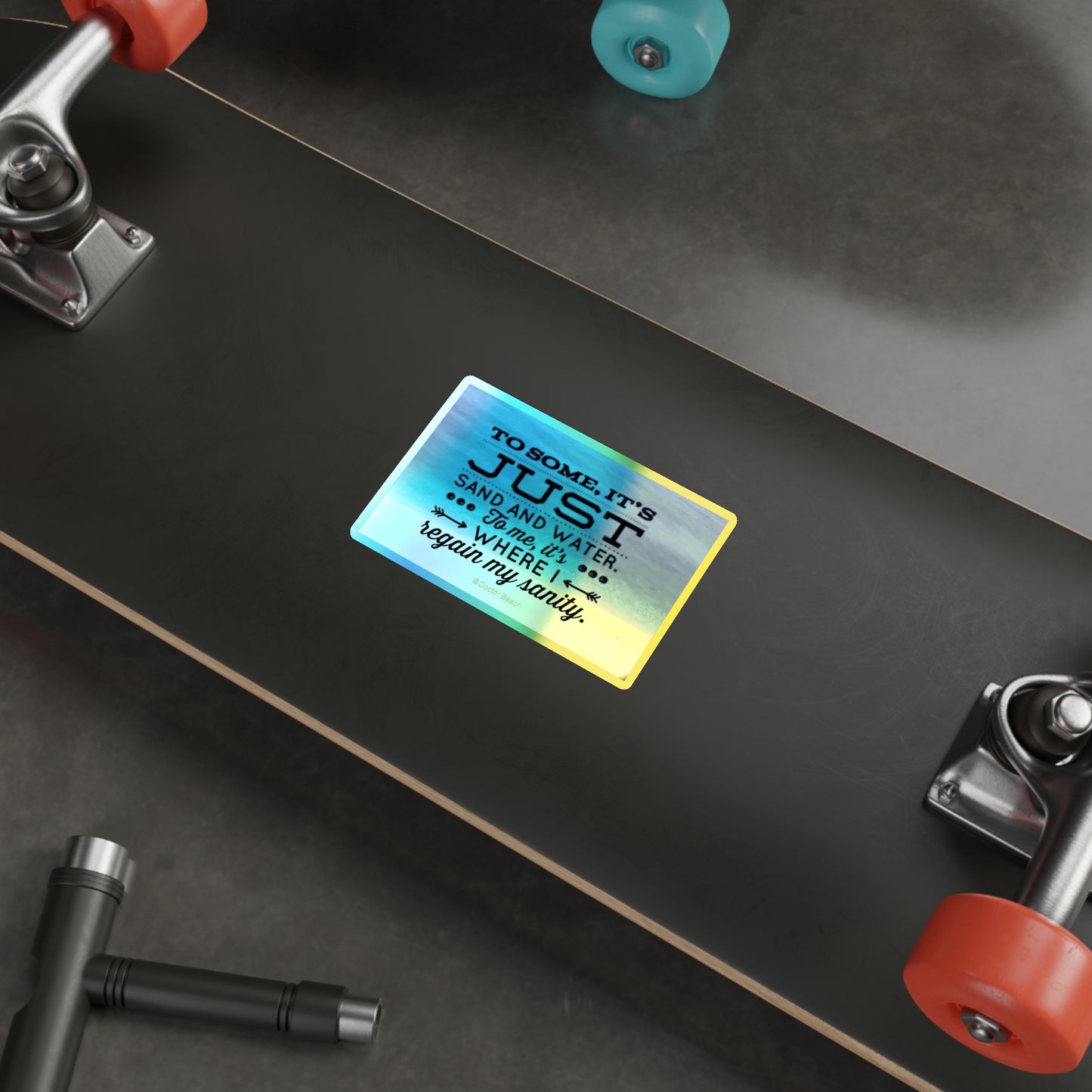 Dr. Beach Holographic Sticker